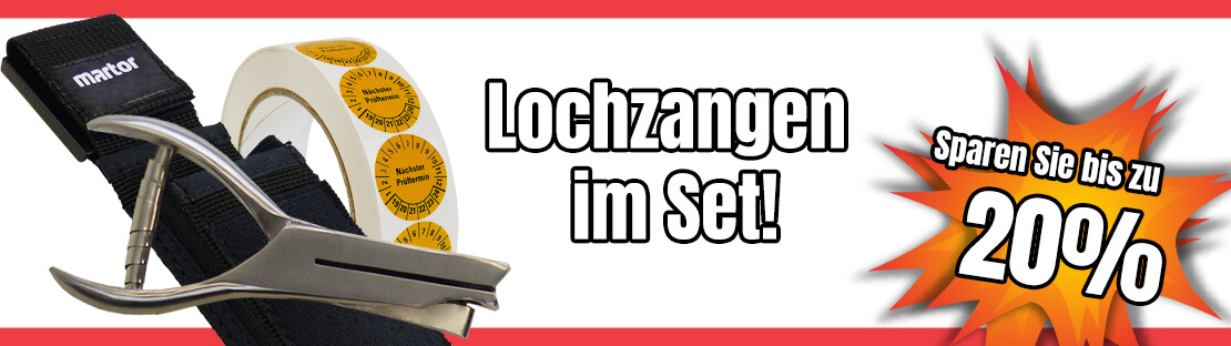 Lochzangen im Set