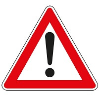 Verkehrszeichen Gefahrenstelle Verkehrszeichen Gefahrenstelle