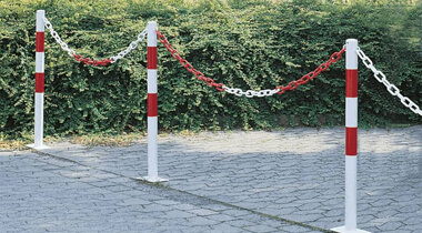 Absperr-Pfosten aus Stahl Absperr-Pfosten aus Stahl